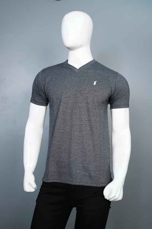 Grey Essential V Neck T shirts