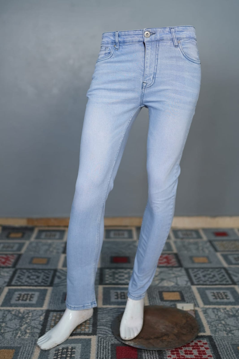 Premium Sky Blue Stretch Denim