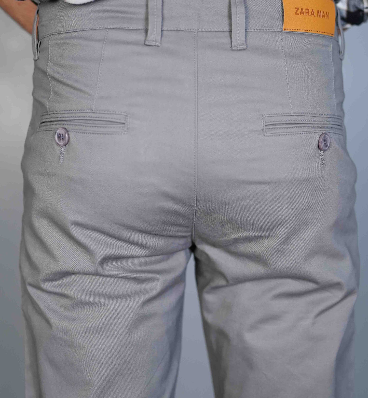 Light Grey Premium Cotton Chino Pants