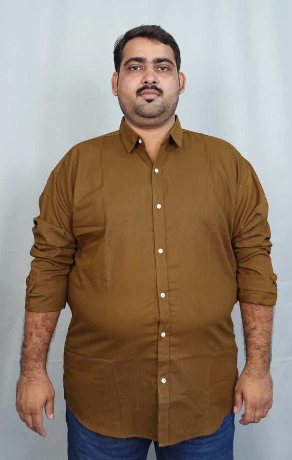 Brown Big Size Casual Shirts