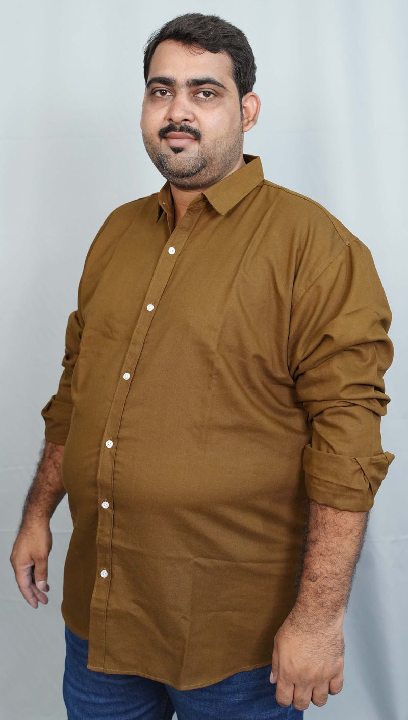 Brown Big Size Casual Shirts