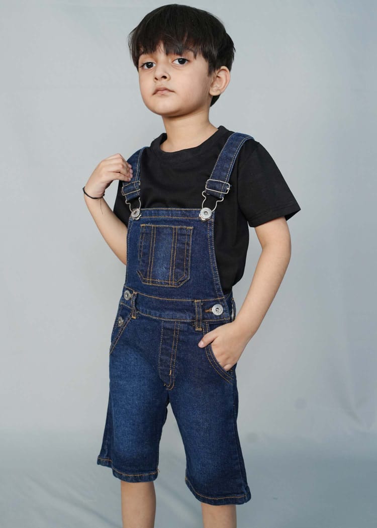 summer denim romper for kids