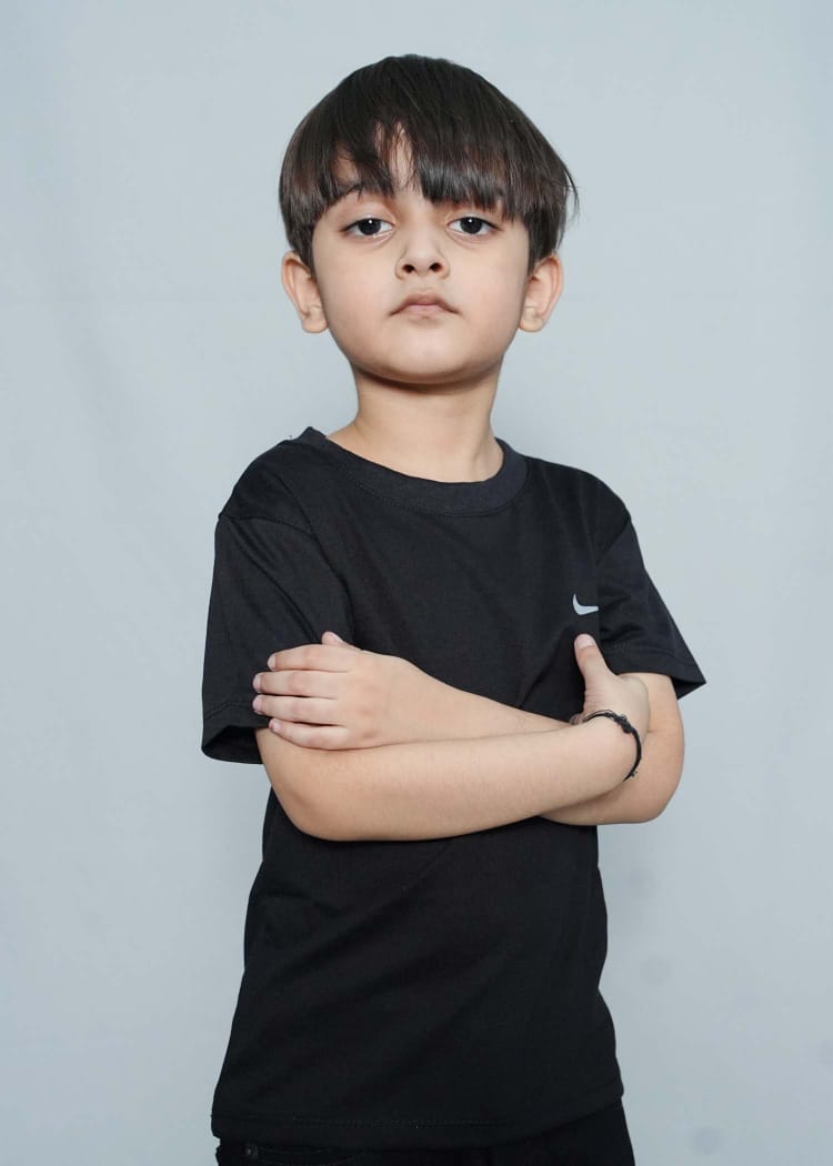 Kids Basic Black T shirts