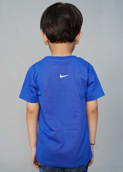 Kids Royal Blue Casual T shirts