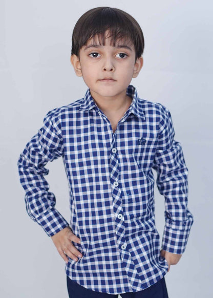 Boys Essential Premium Check Shirts