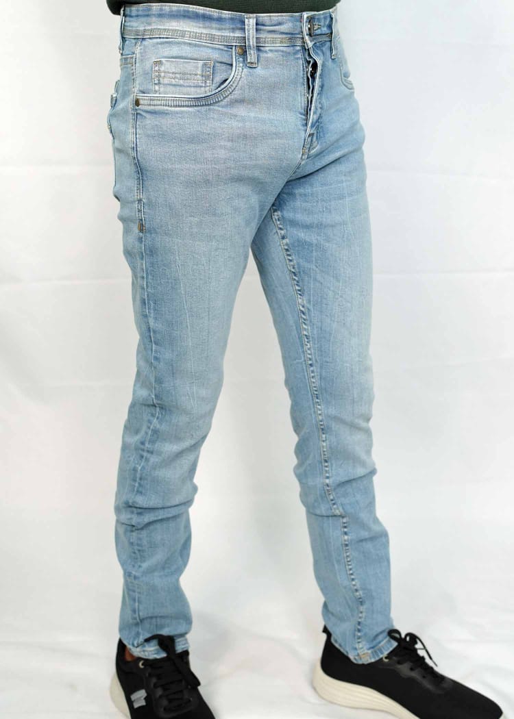 Sub Level Sky Blue Premium Denim Jeans