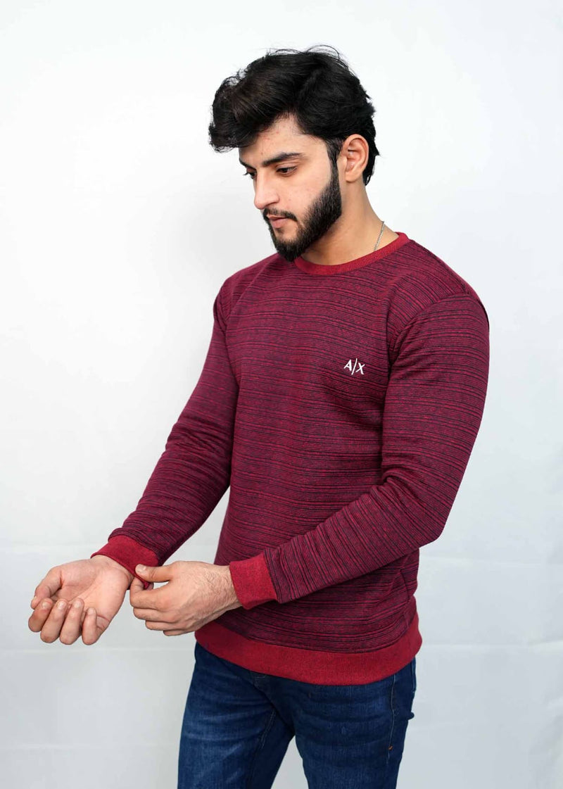 Premium Maroon Fleece Winter Sweat Shirts