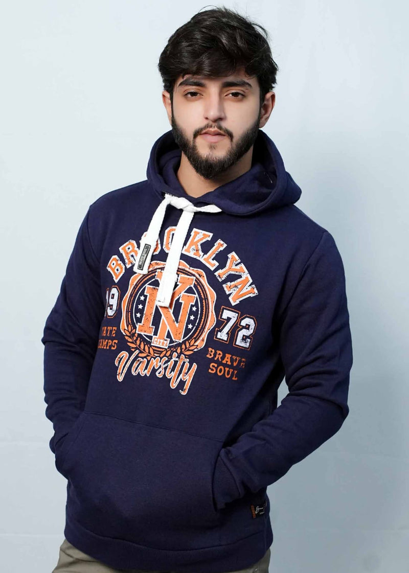 Men's Comfort Navy Blue Hood