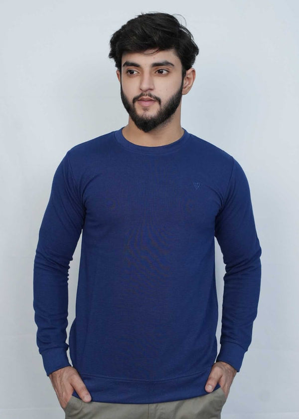 Navy Blue Premium Men's Sweat Shirts