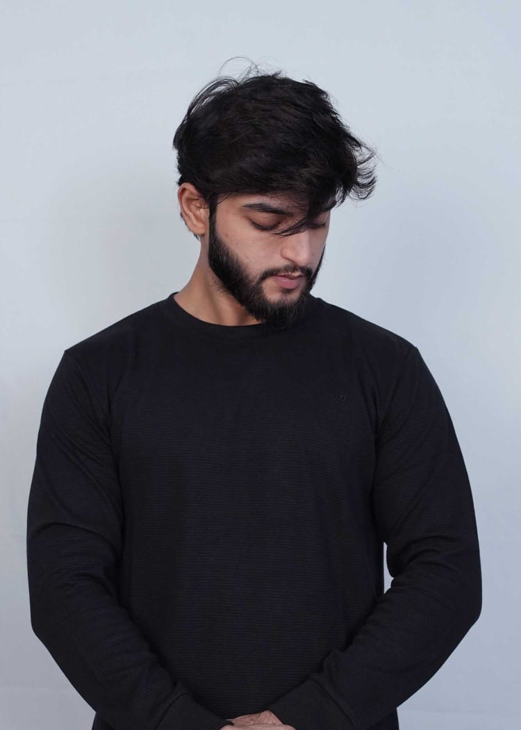 Black Classy Men's Sweat Shirts