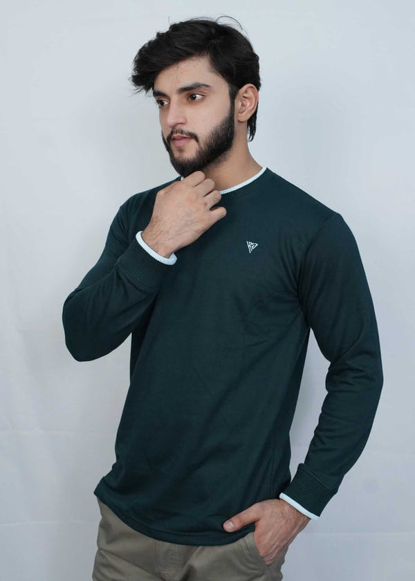 Cozy & Smart Army Green Sweat Shirts