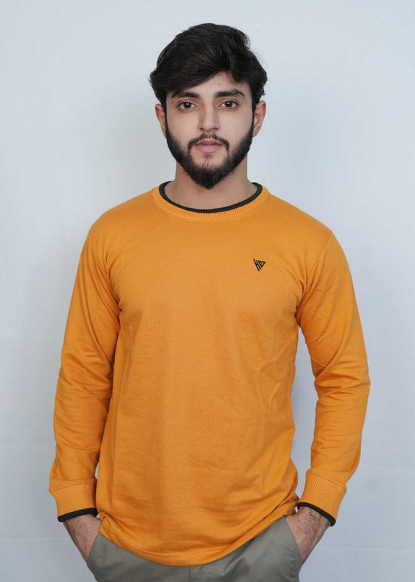 Cool & Casual Mustard Sweat Shirt