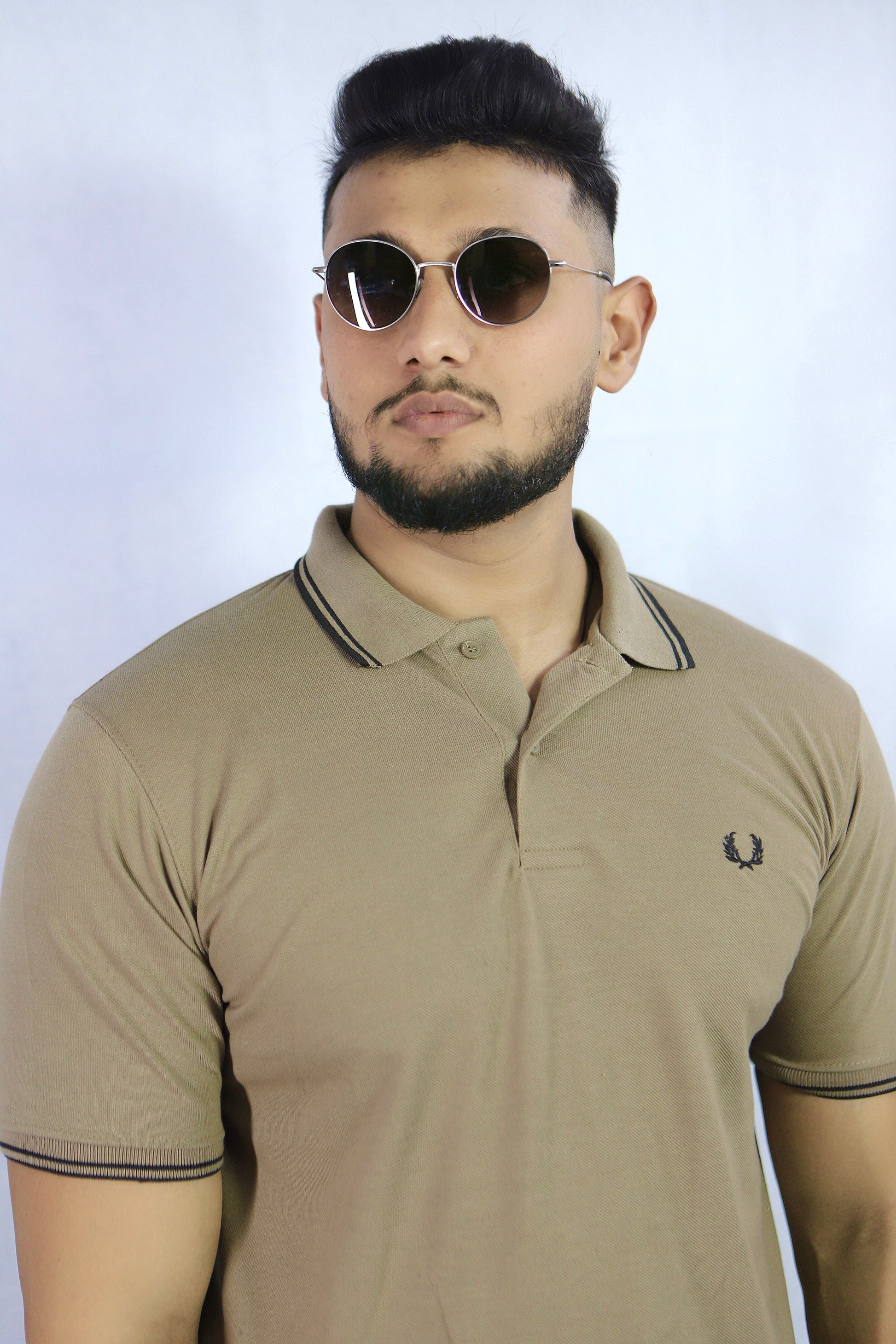  Mens Light Beige Luxury Men's Polo T-Shirts