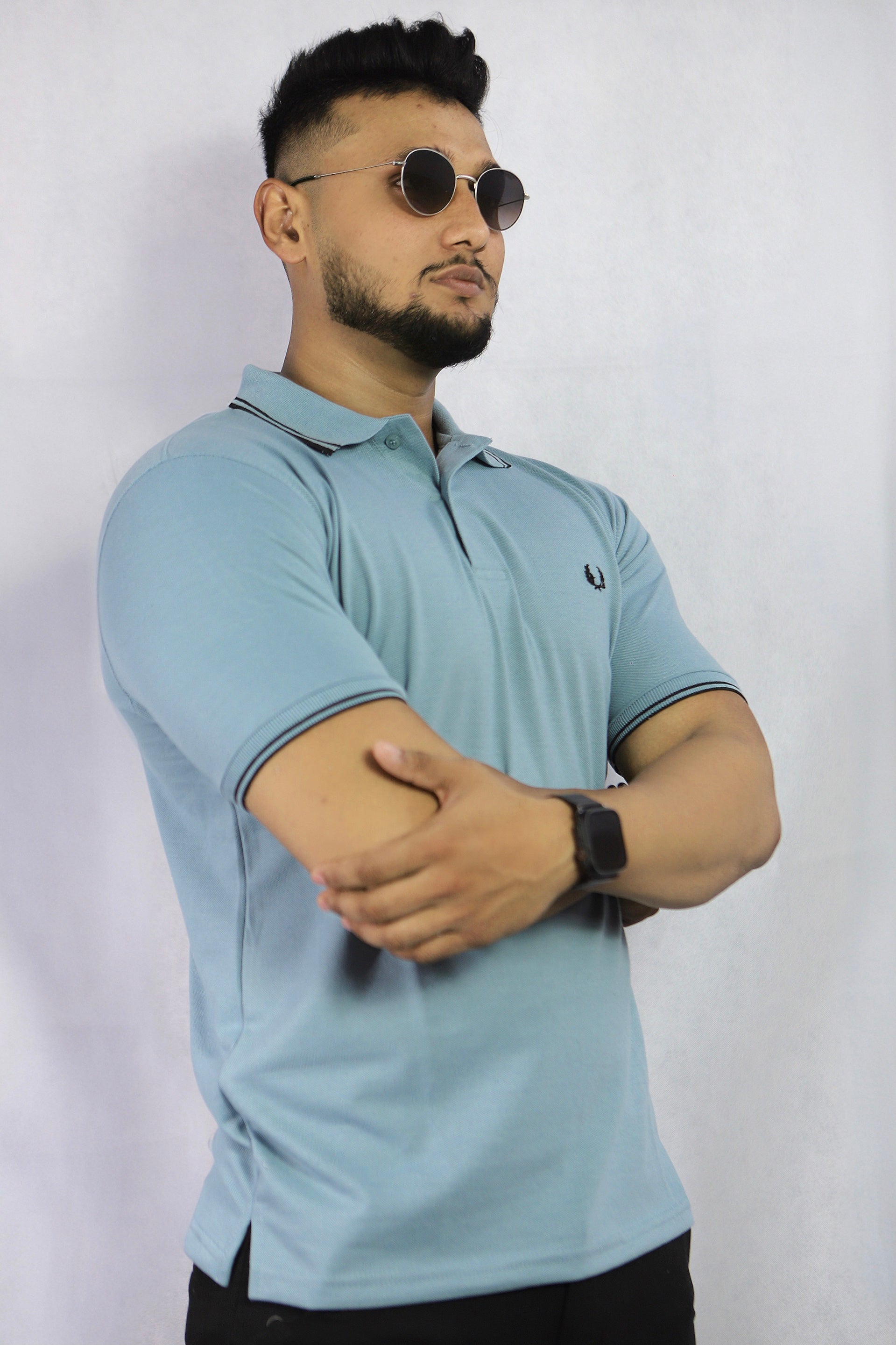  Premium Mens Grey Polo T shirts Online in Pakistan