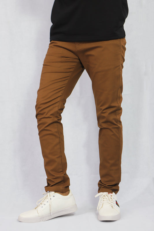 Dark Brown Premium Cotton Chino Pant