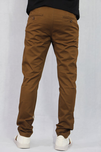 Dark Brown Premium Cotton Chino Pant