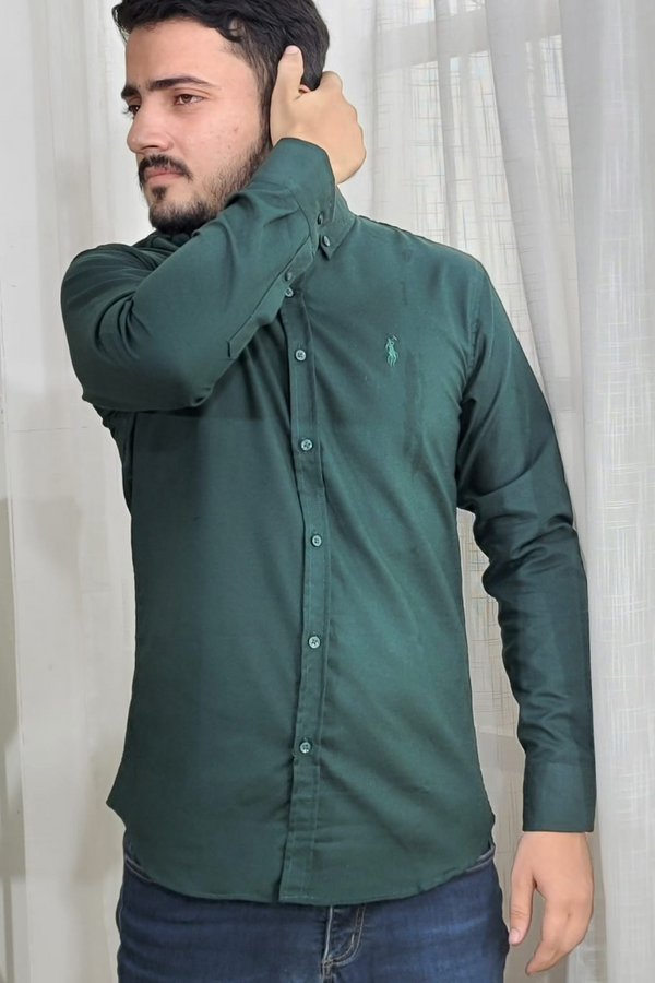 Army Green Casual Shirt