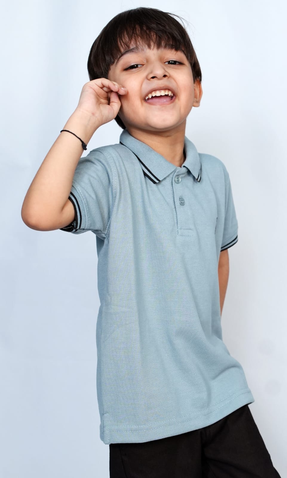 Kids Authentic Light Blue Polo T shirts