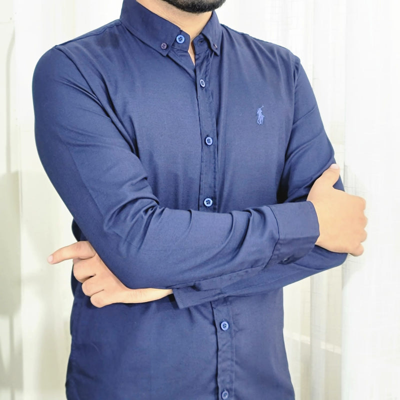 Stylish Casual Navy Blue shirts