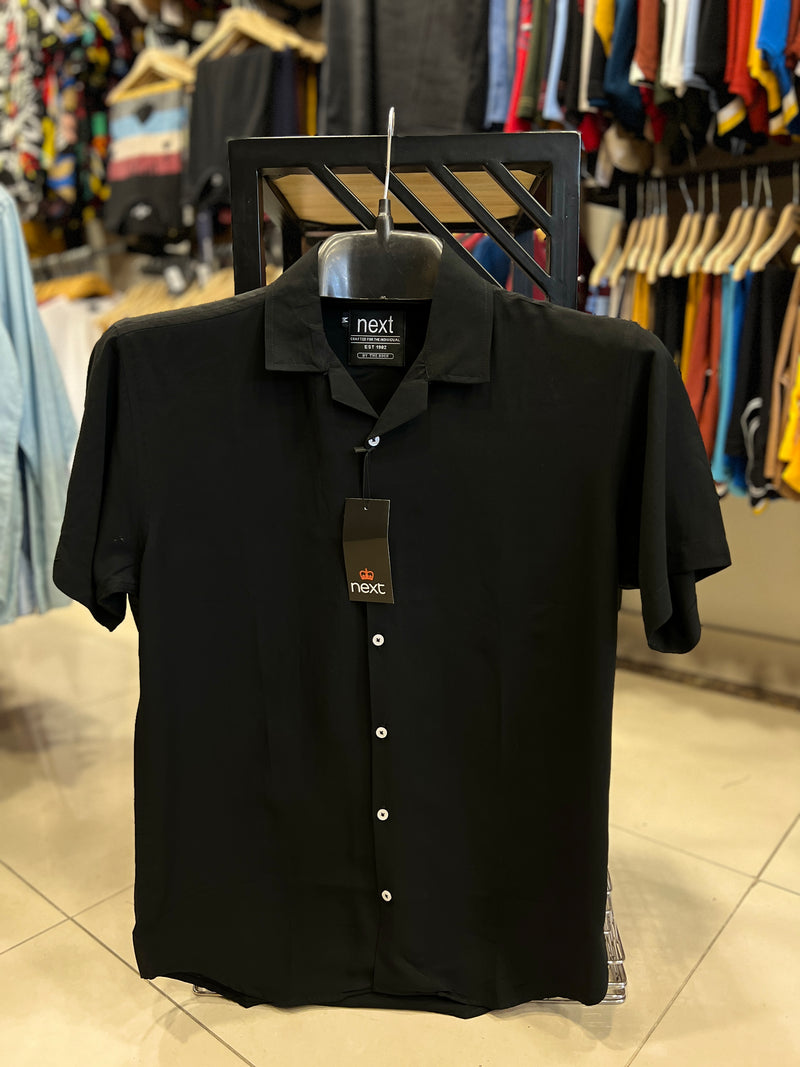 Black Half Sleeves Shirts