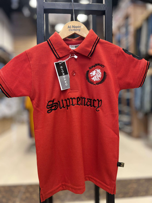 Kids Supremacy Polo T shirts