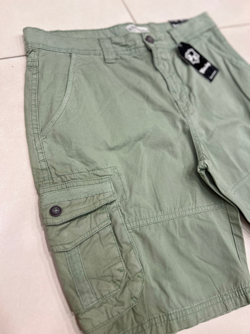 Green Stretchable Chino Shorts