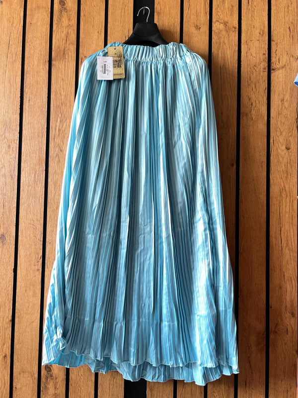 Women Sky Blue Long Skirts