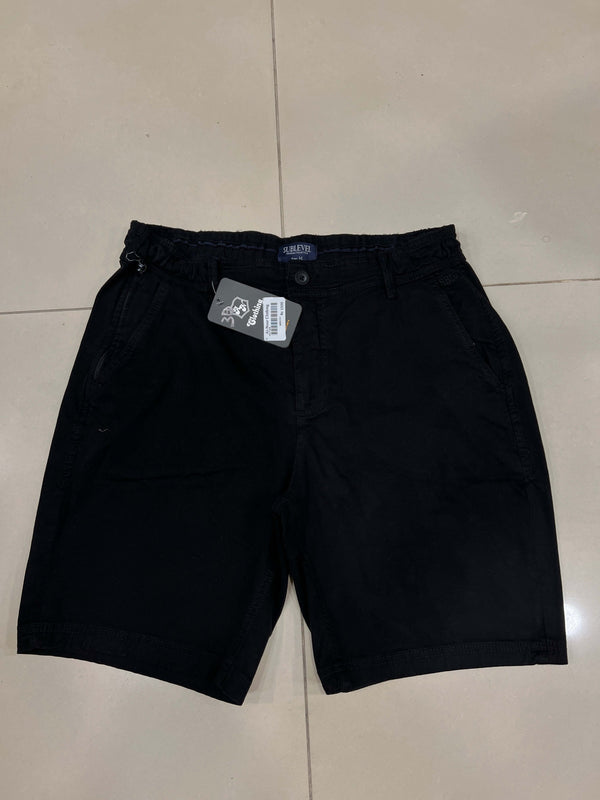 Men Black Chino Shorts