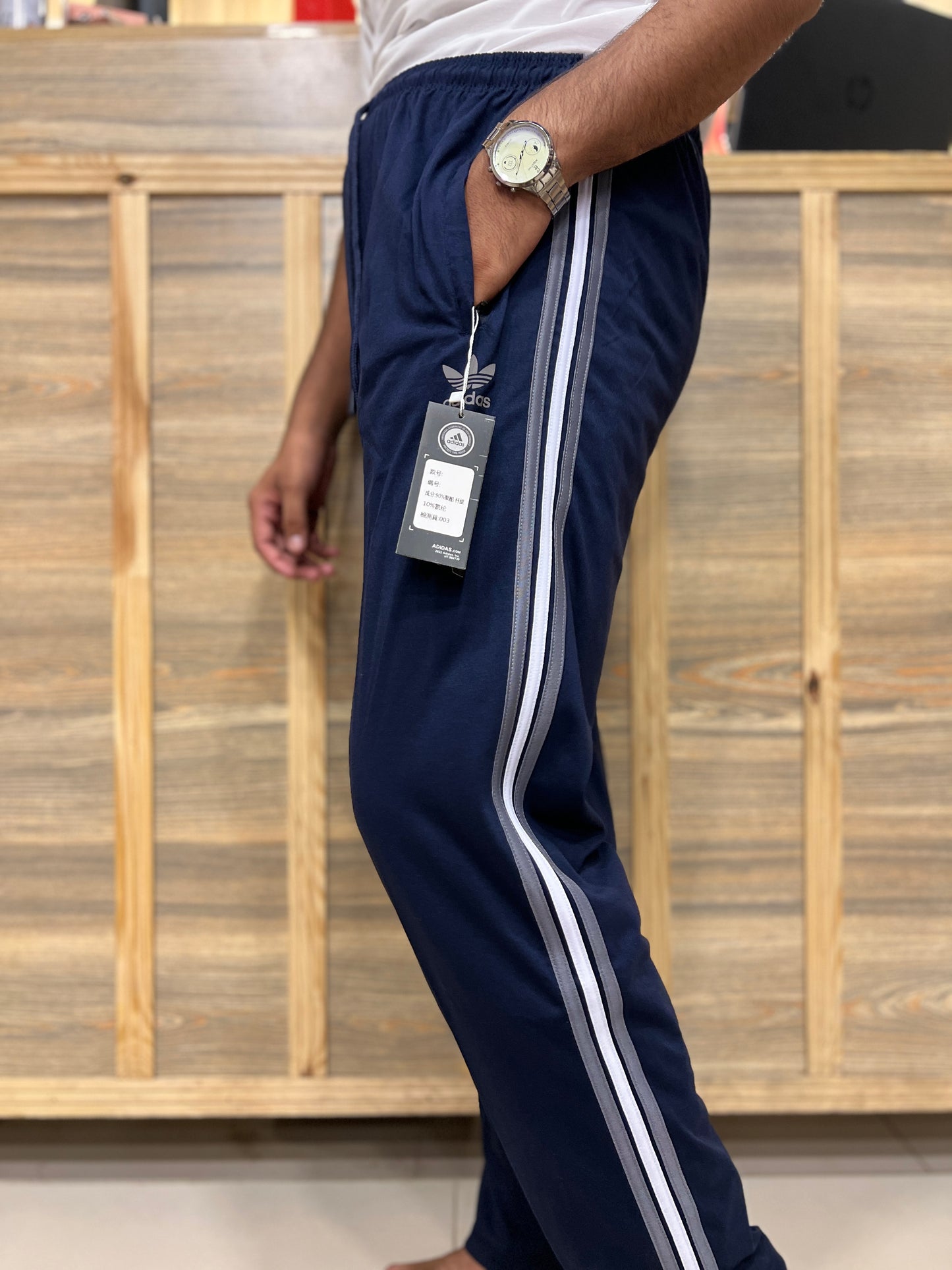 2Xl 3Xl Adidas Navy Trousers