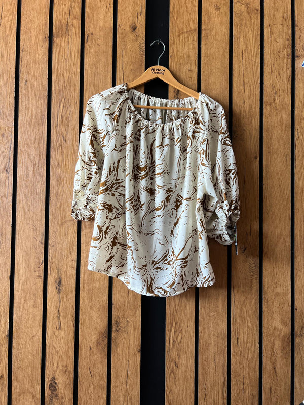  Western top Printed