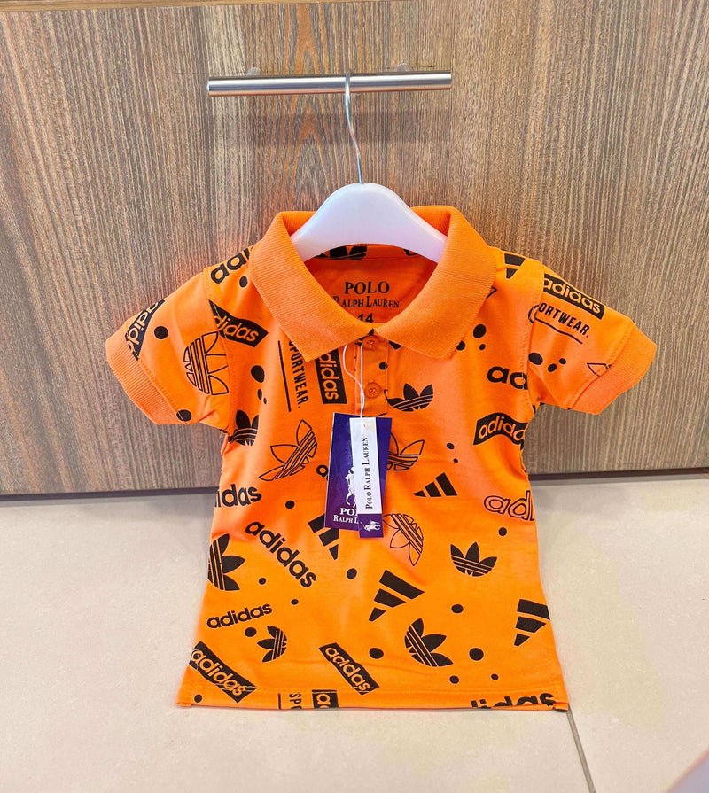 Boys Adidas Printed Polo T shirts