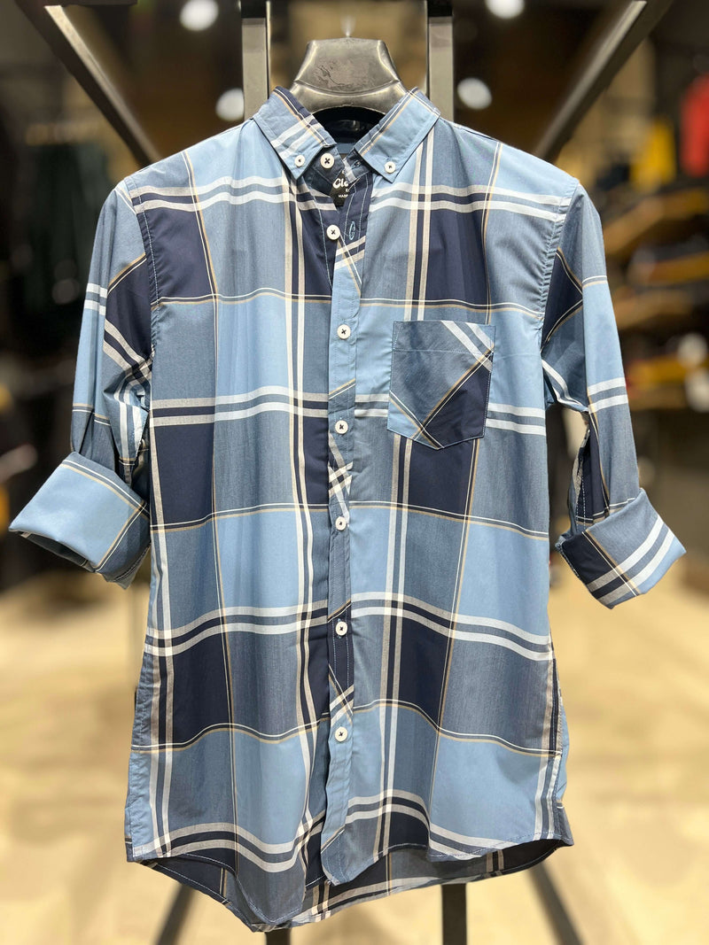 Men's Casual Checkered Shirt