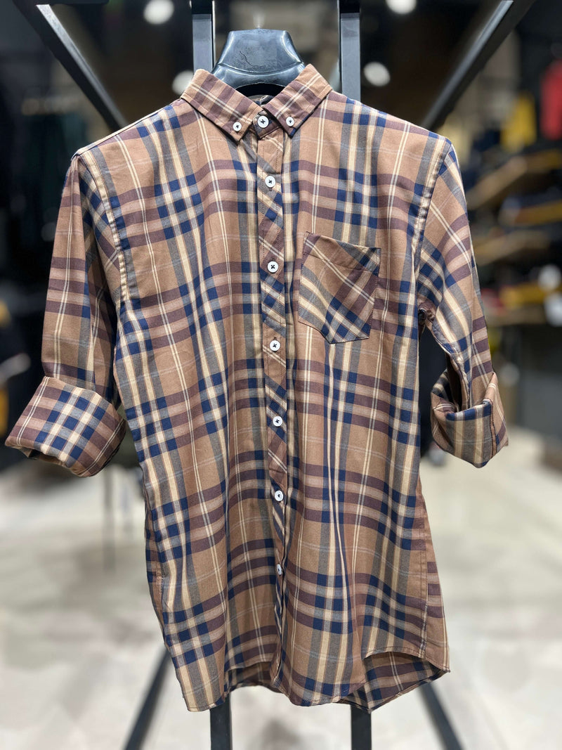 Men's Casual Checkered Shirt