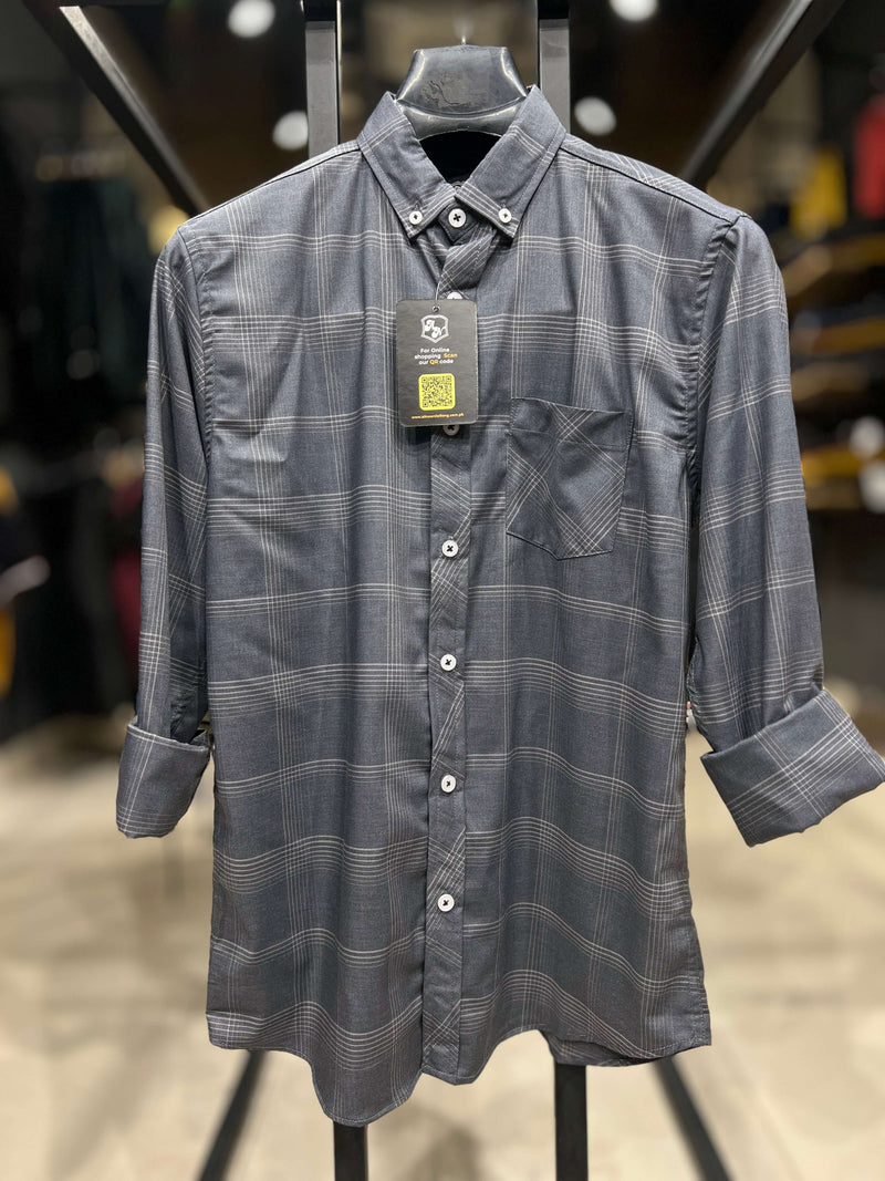 Men's Casual Plaid Shirt