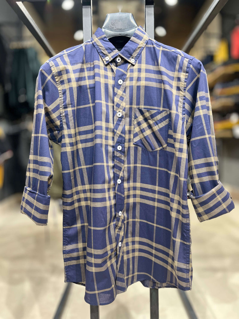 Men's Casual Checkered Shirt