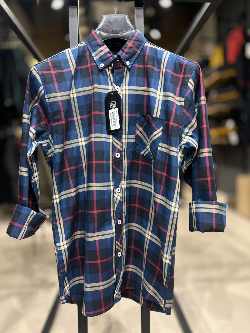 Men's Casual Checkered Shirt