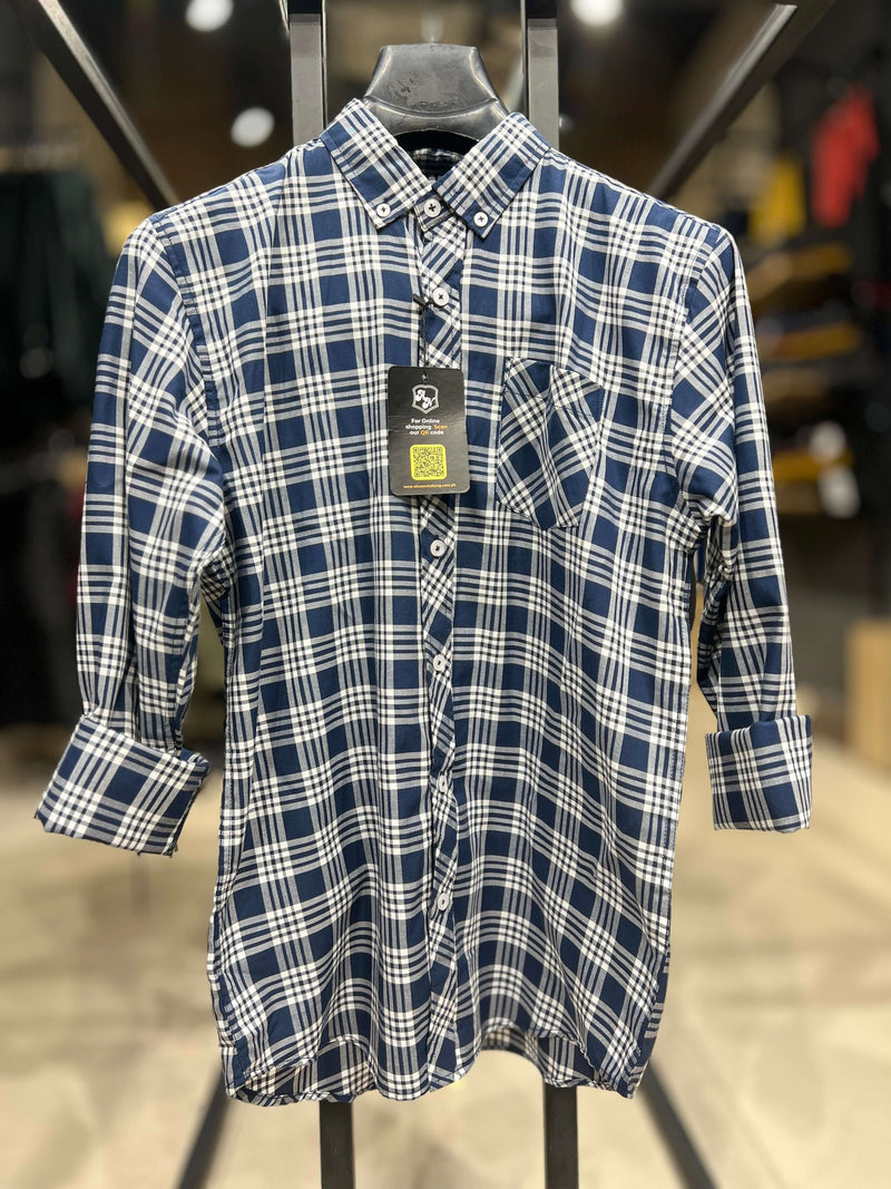 Men's Casual Plaid Shirt