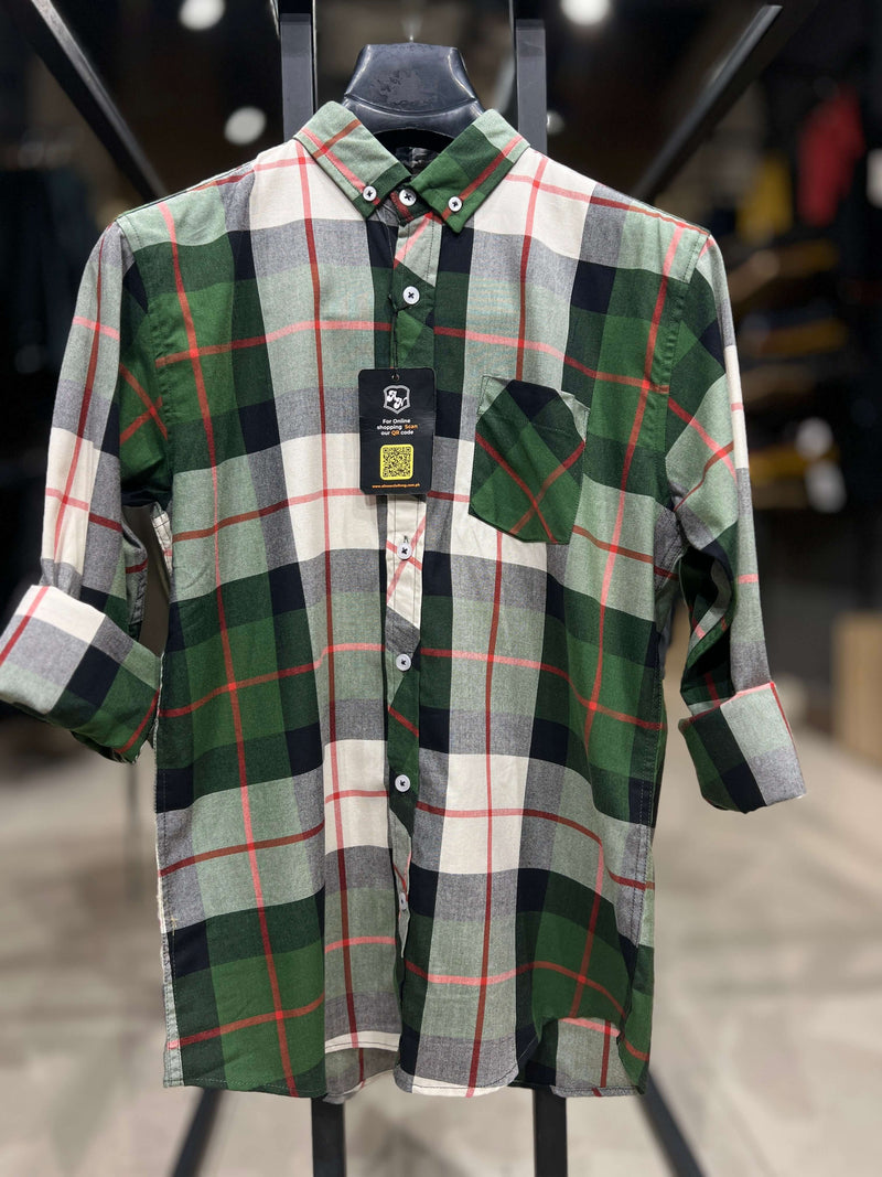 Men's Casual Plaid Shirt