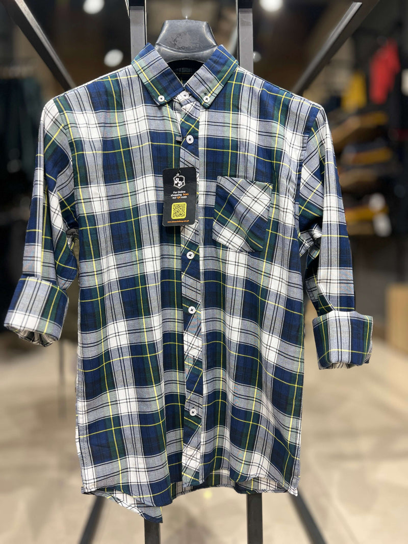 Men's Casual Plaid Shirt