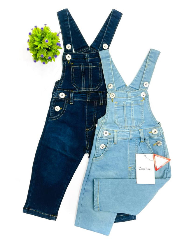  Kids Denim Rompers